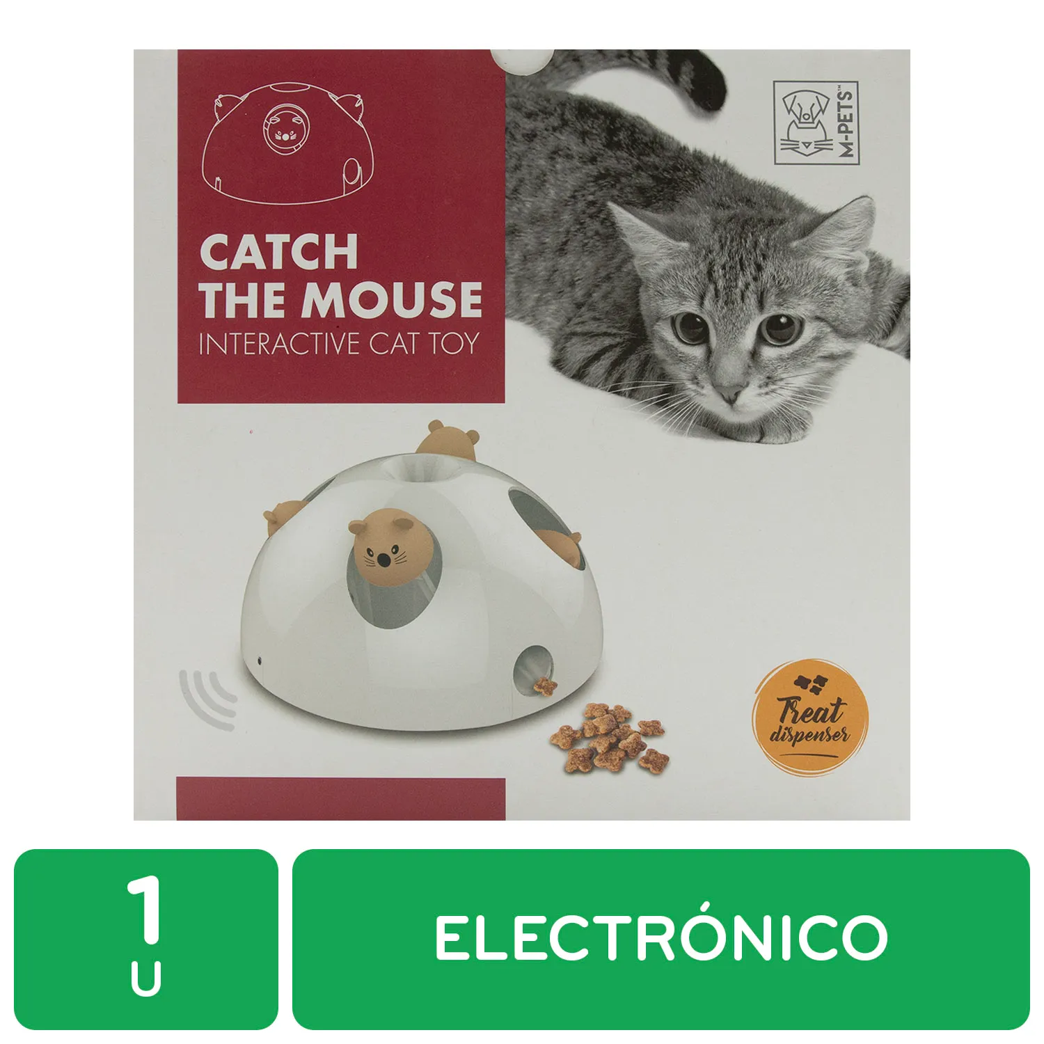 Juguete Interactivo Ratón Para Gato M-pets