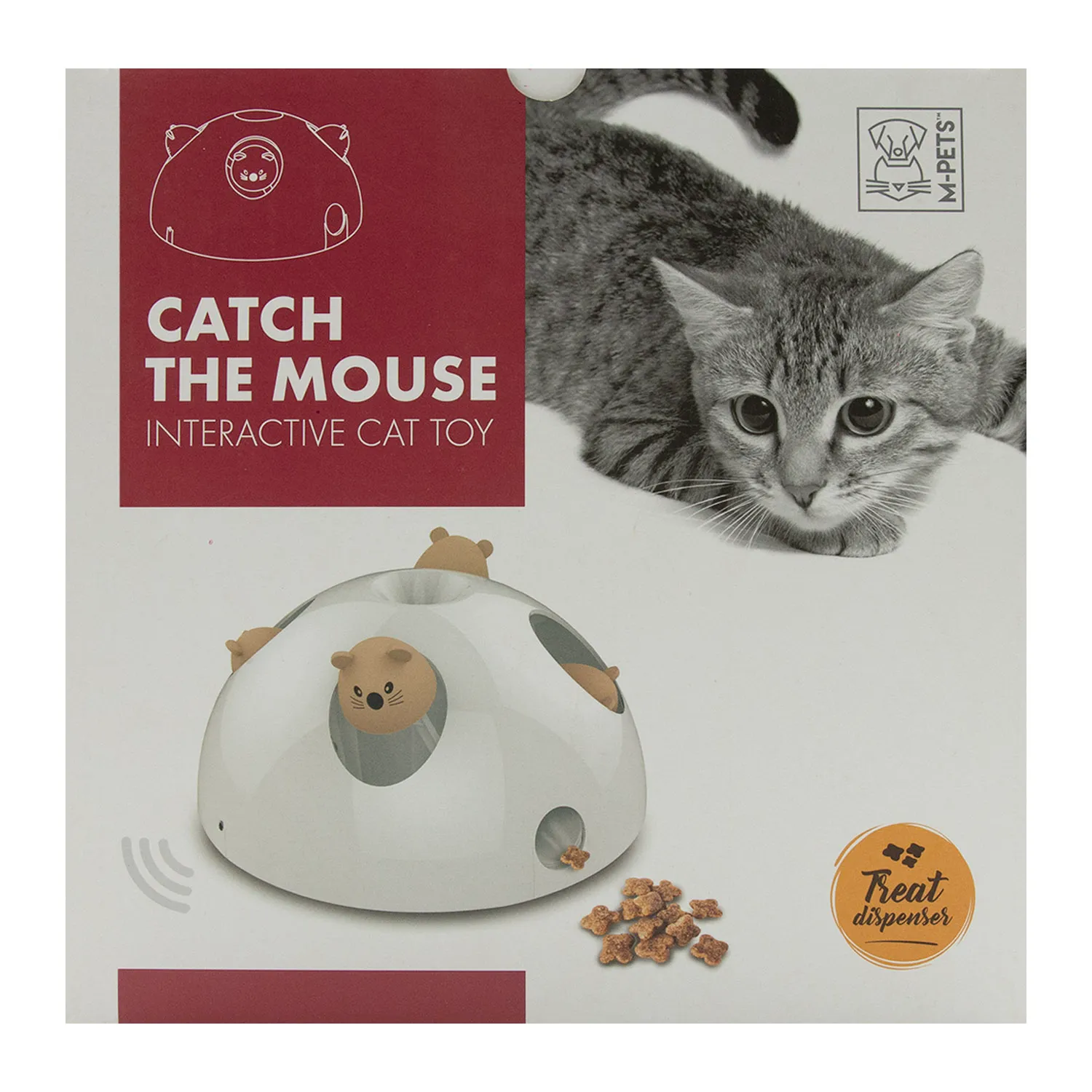 Juguete Interactivo Ratón Para Gato M-pets