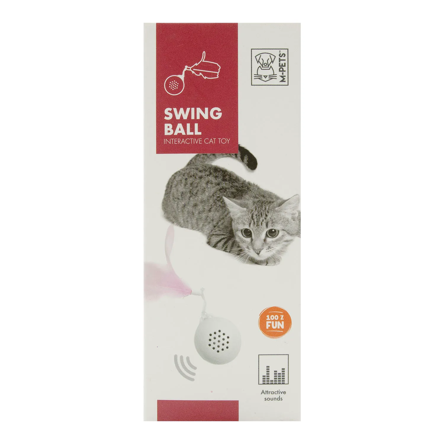 Juguete Bola Sonido Para Gato M-pets