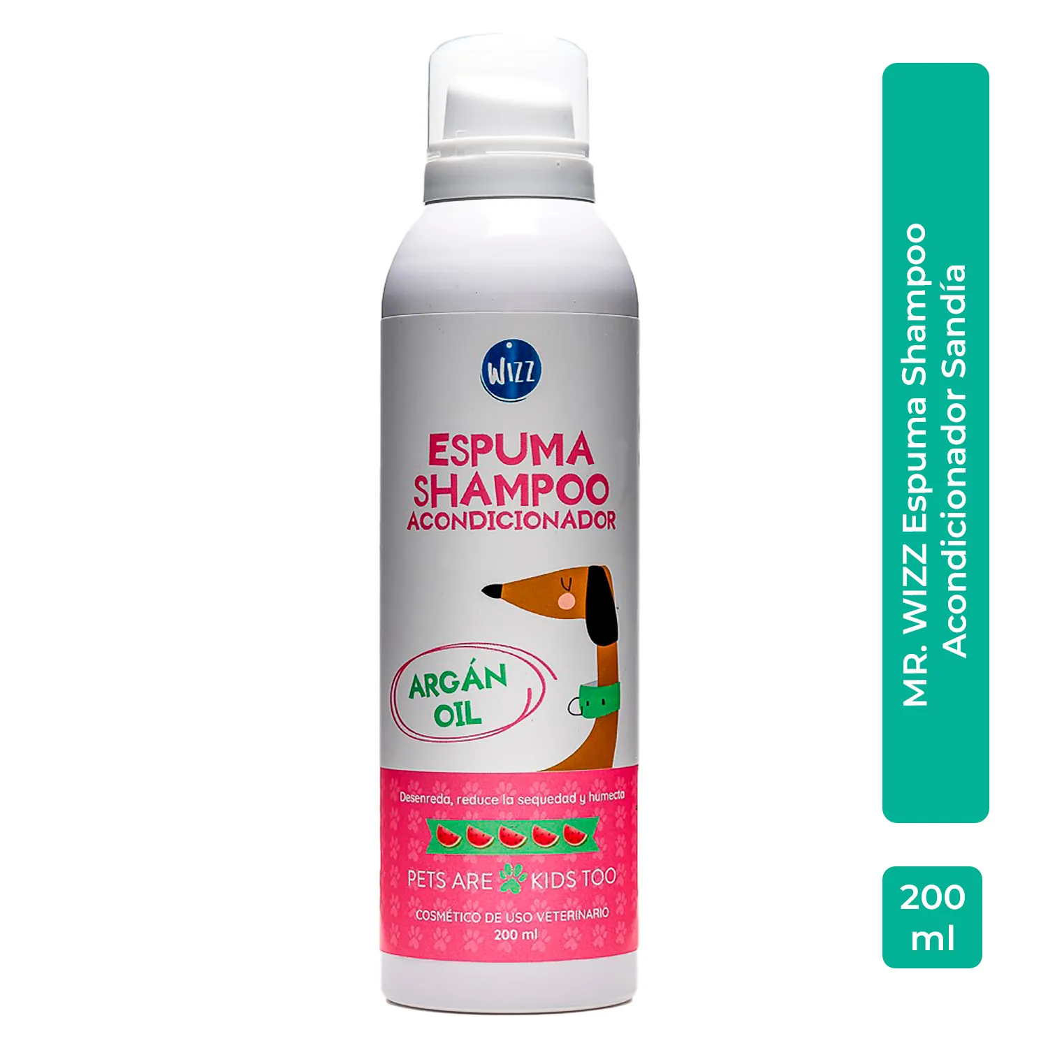 Espuma Perro Sandía Dos En Uno Wizz Pet