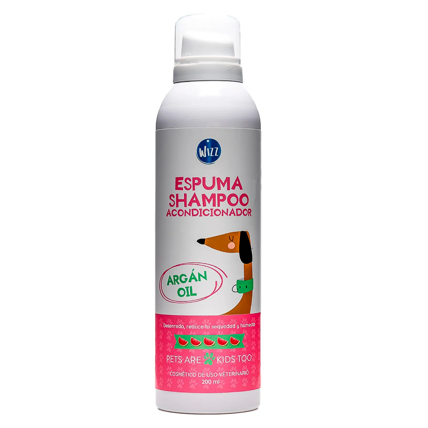 Espuma Perro Sandía Dos En Uno Wizz Pet