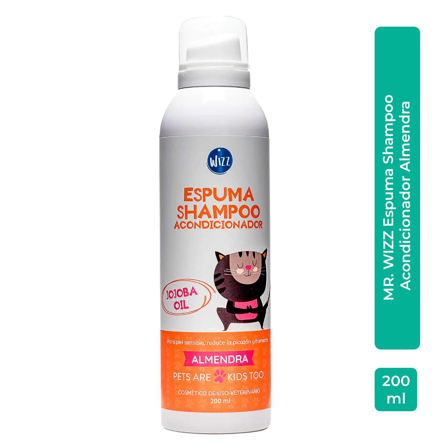 Espuma Perro Almendra Dos En Uno Wizz Pet