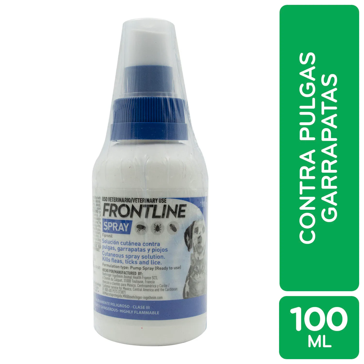 Antipulgas Y Garrapatas Externo Spray Perro Frontline