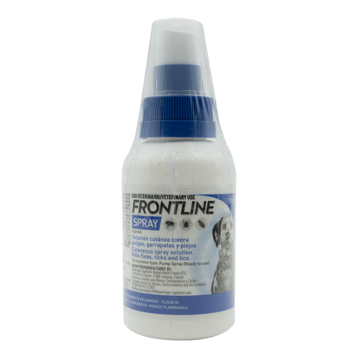 Antipulgas Y Garrapatas Externo Spray Perro Frontline