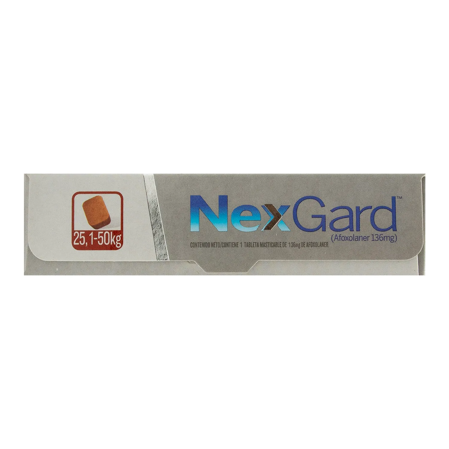 Antipulgas Y Garrapatas Tableta Perro 25-50kg Nexgard