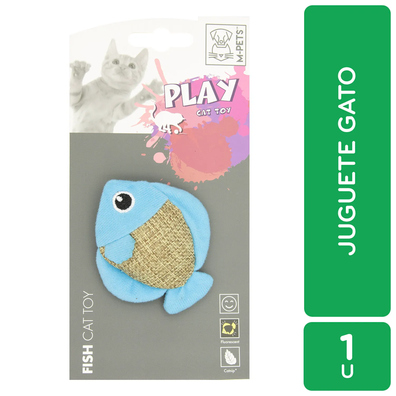 Juguete Pez Catnip Para Gato M-pets