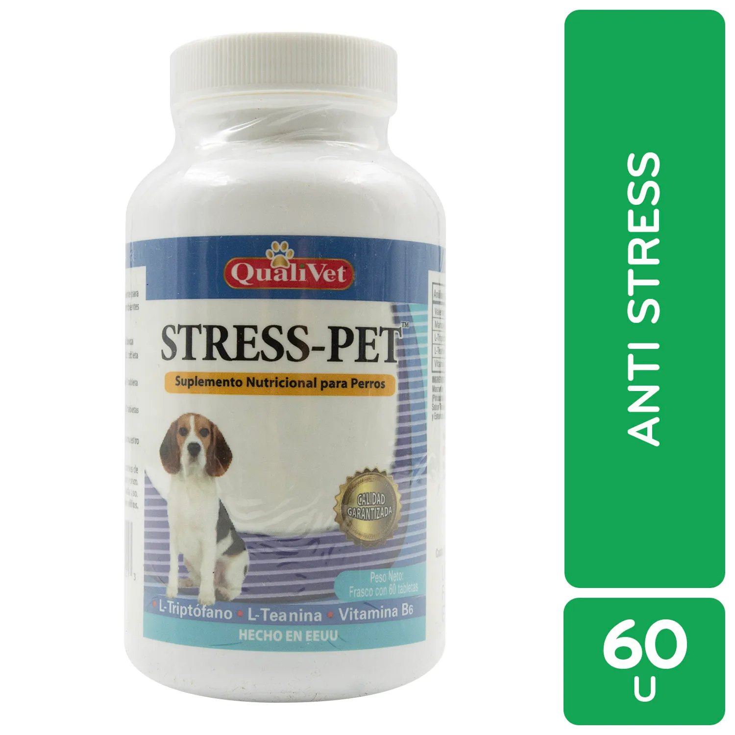 Tableta Anti Estrés Y Ansiedad Perro Stress Pet Interfarma