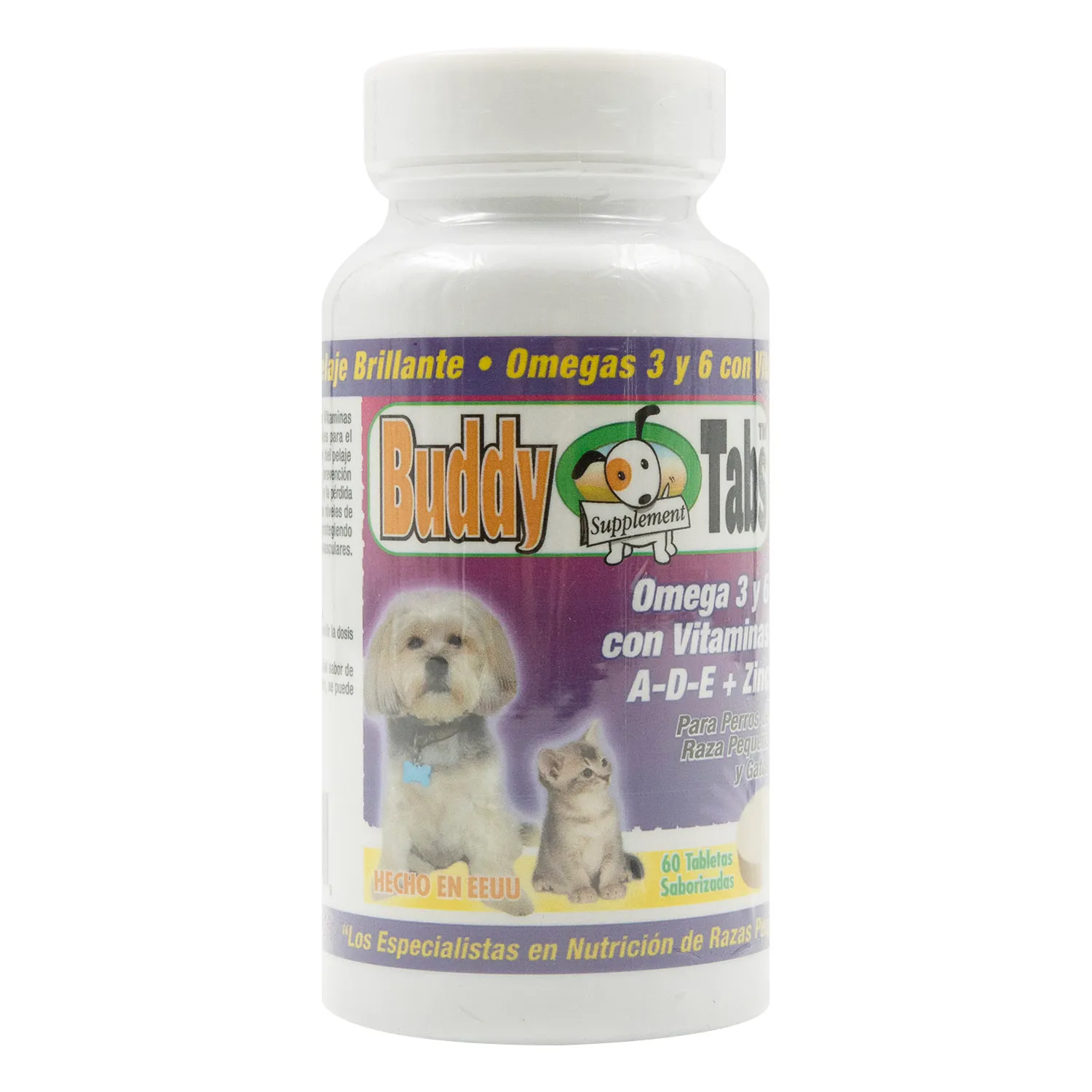 Probioticos Enzimas Digestivas Perro Y Gato Buddy Tabs Interfarma