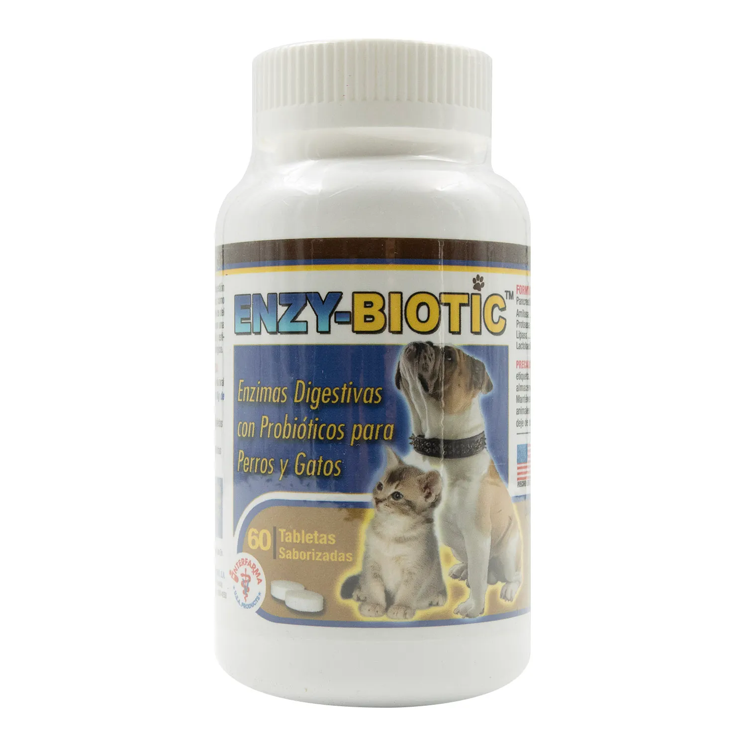 Enzybiotic Enzimas Digestivas Tabletas Mascota