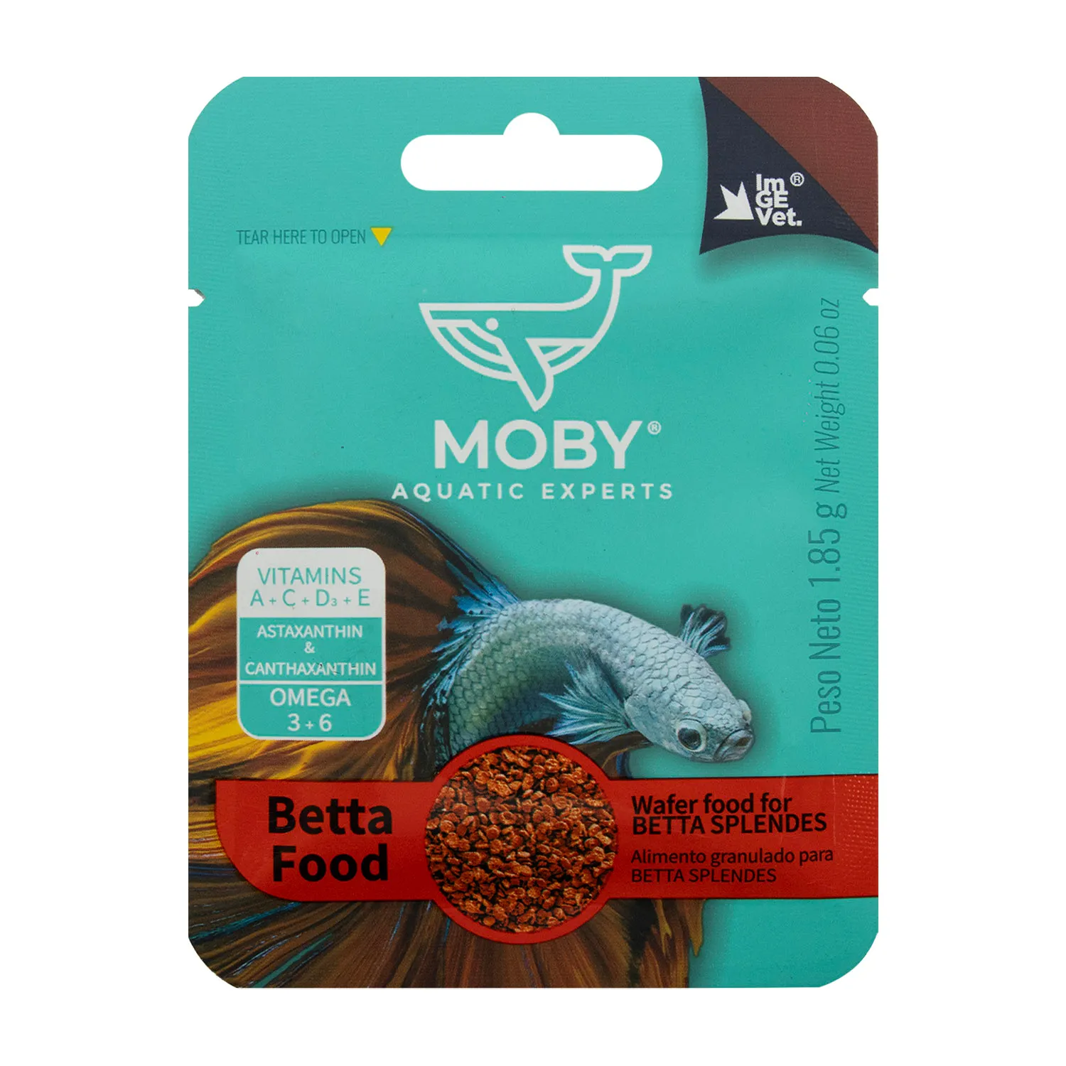 Alimento Granulado Para Pez Betta Moby