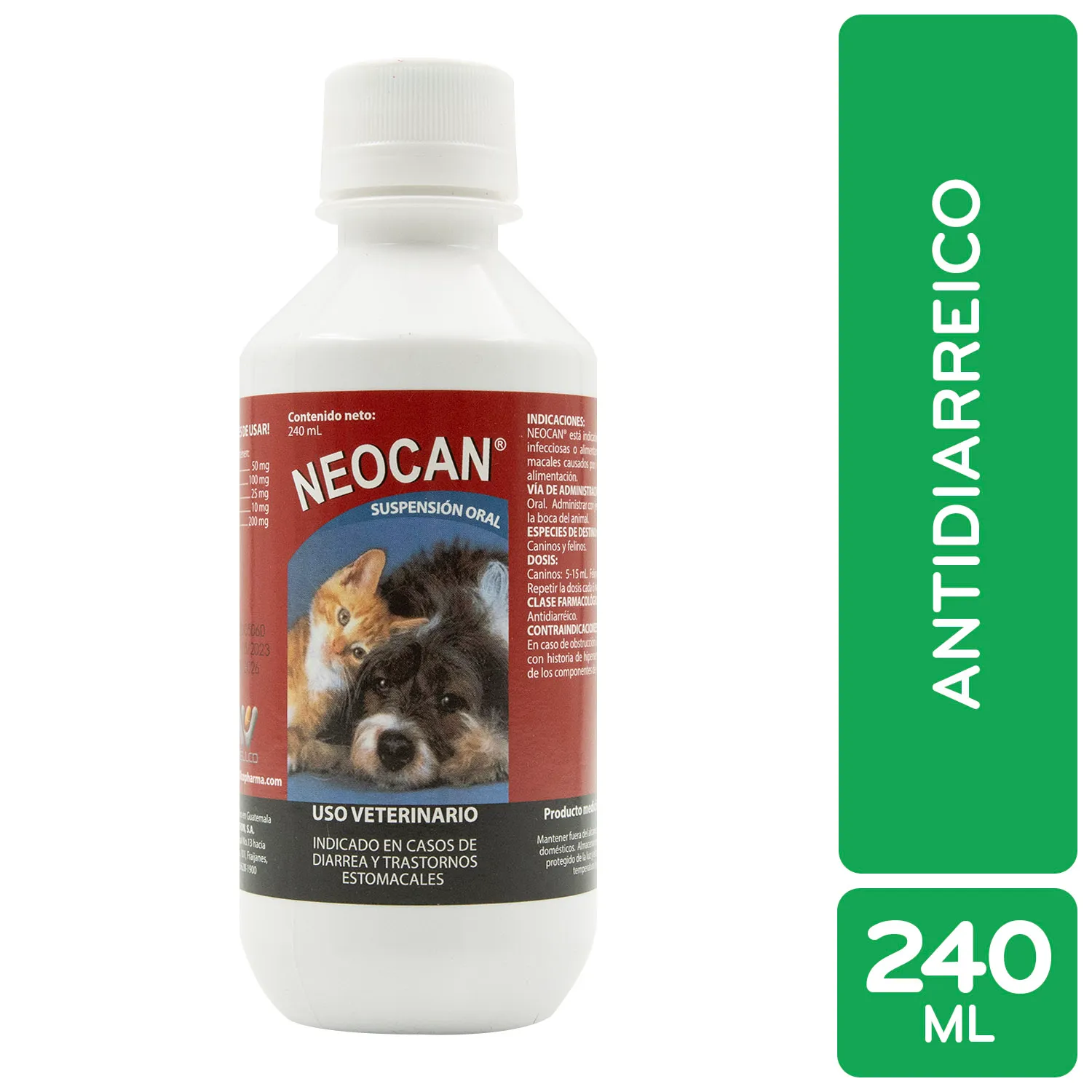 Antidiarreico Oral Perro Y Gato Neocan