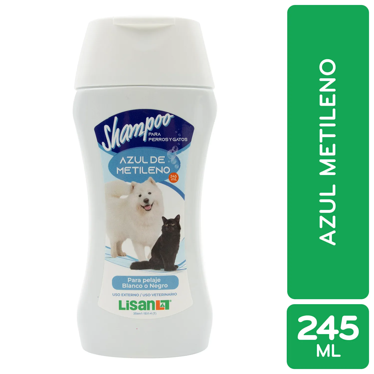 Shampoo Azul De Metileno Perro Y Gato Lisan