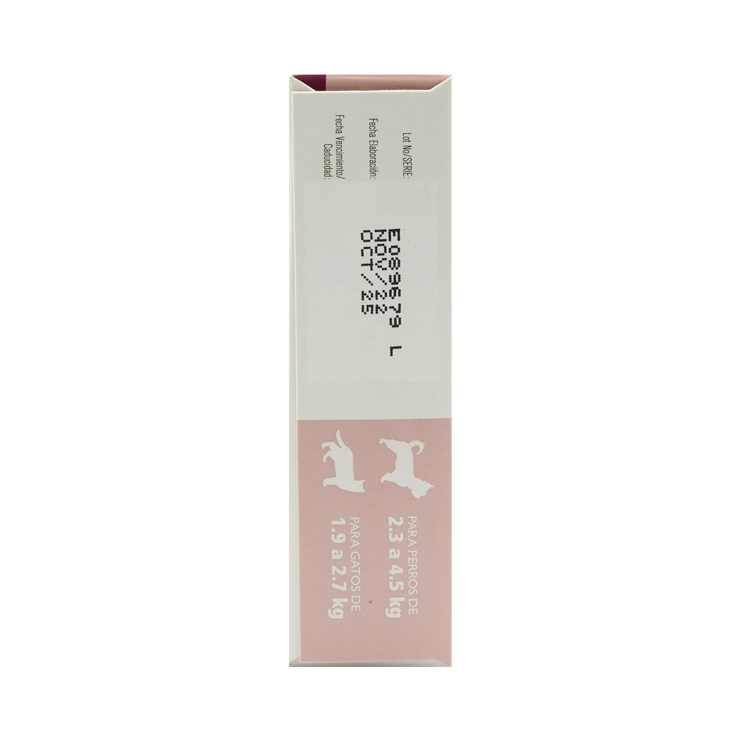 Antipulgas  Tableta Perro 2.3 - 4.5 Kg Y Gato 1.9 - 2.7 Kg Comfortis