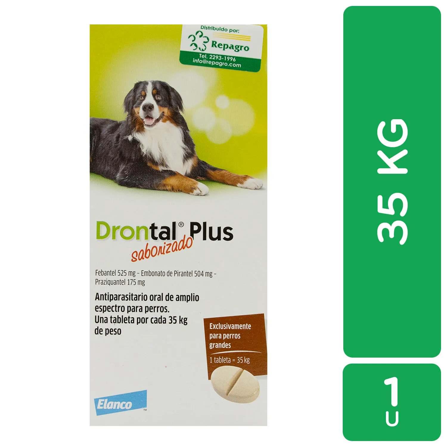 Desparasitante Interno Tableta Perro Drontal