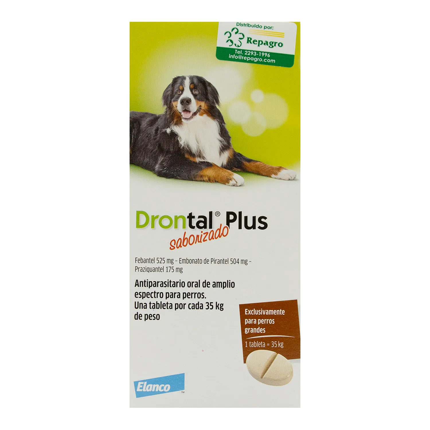 Desparasitante Interno Tableta Perro Drontal