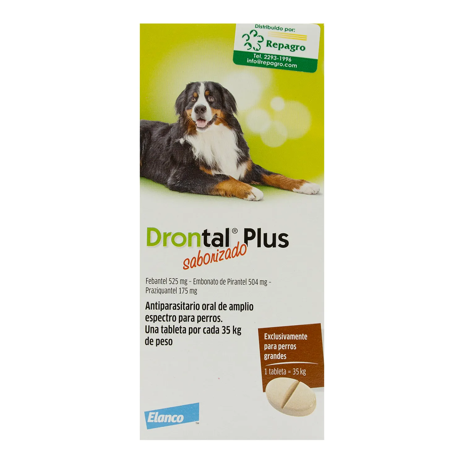 Drontal Desparasitante Interno Tableta Perro