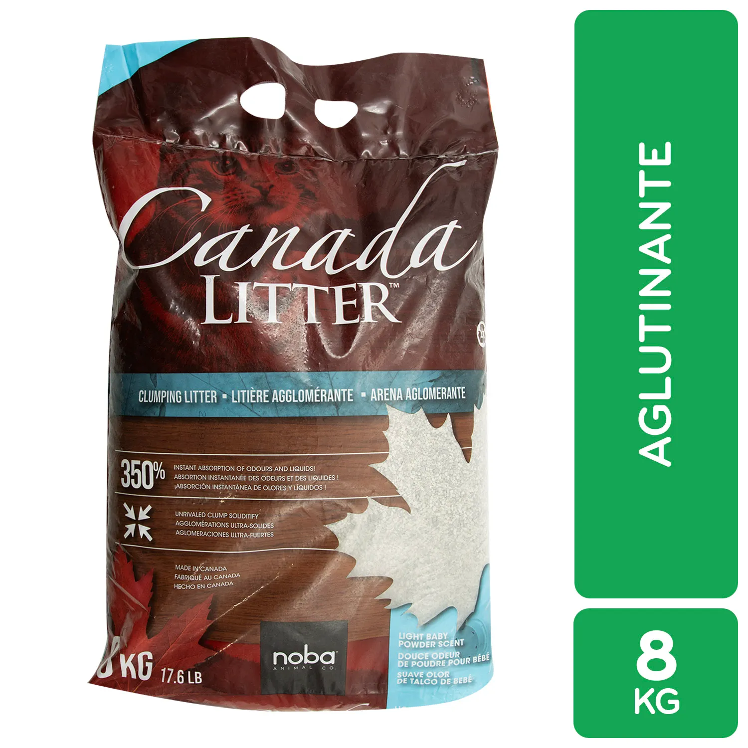 Arena Gato Talco Aglutinante Canada Litter