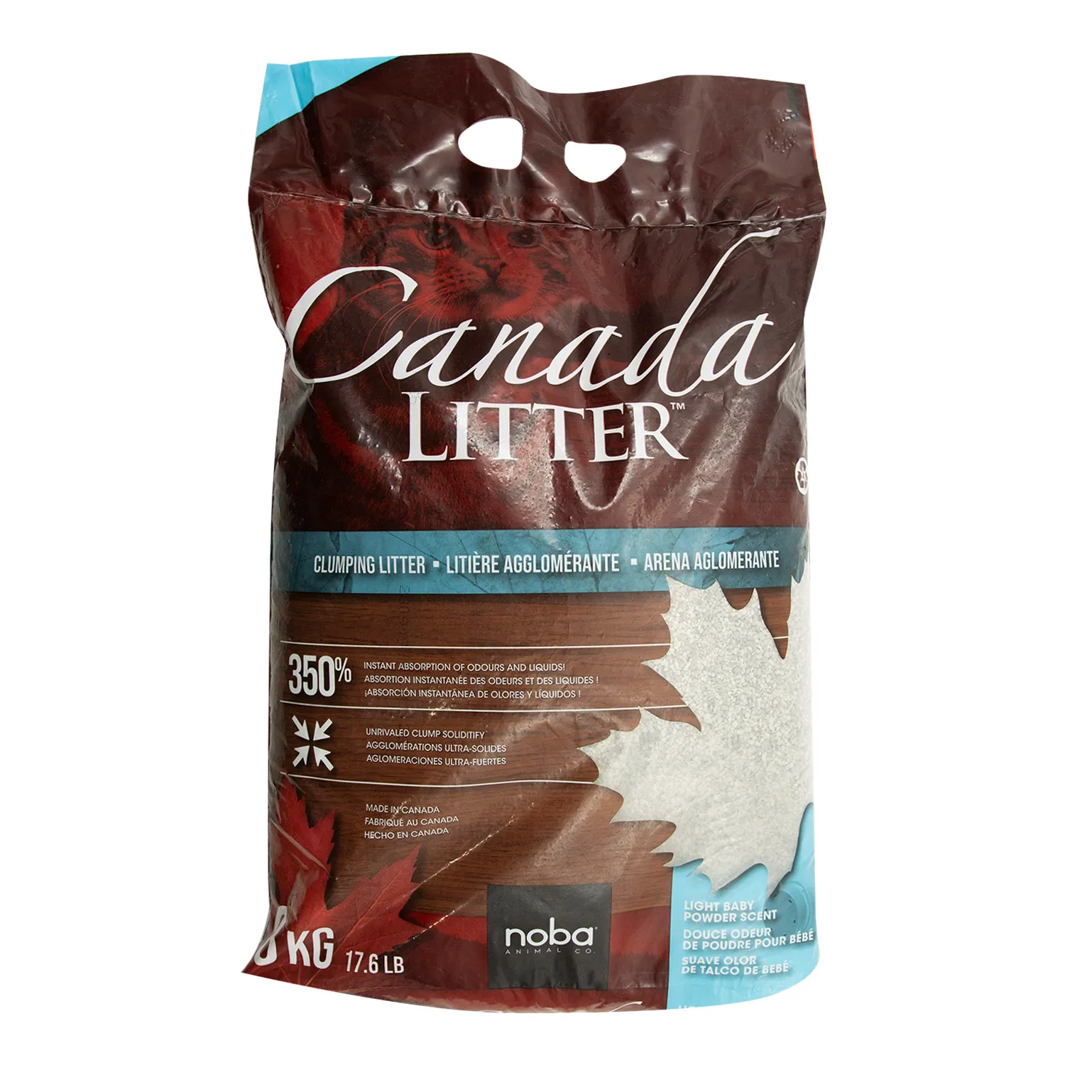 Arena Gato Talco Aglutinante Canada Litter