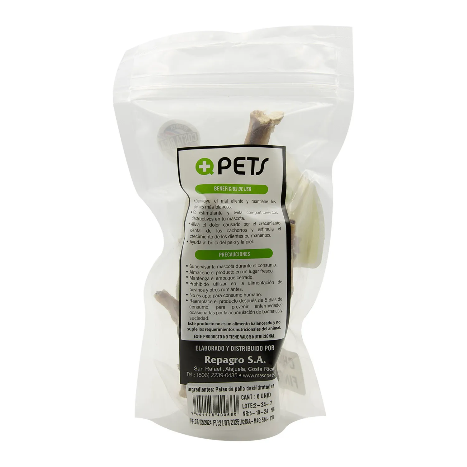 Premio Patas Pollo Natural Perro Mas Q Pets