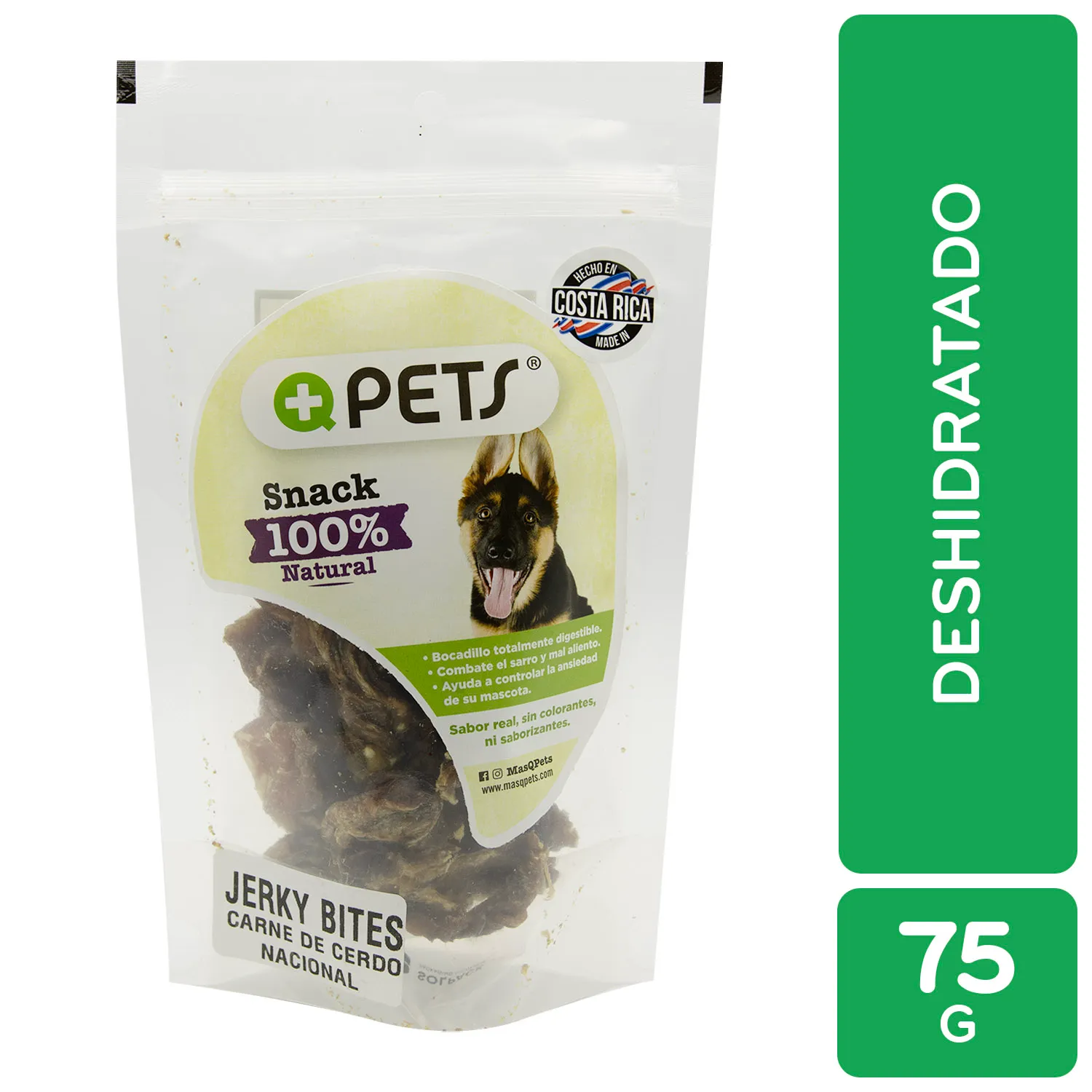 Premio Carne Cerdo Natural Perro Mas Q Pets