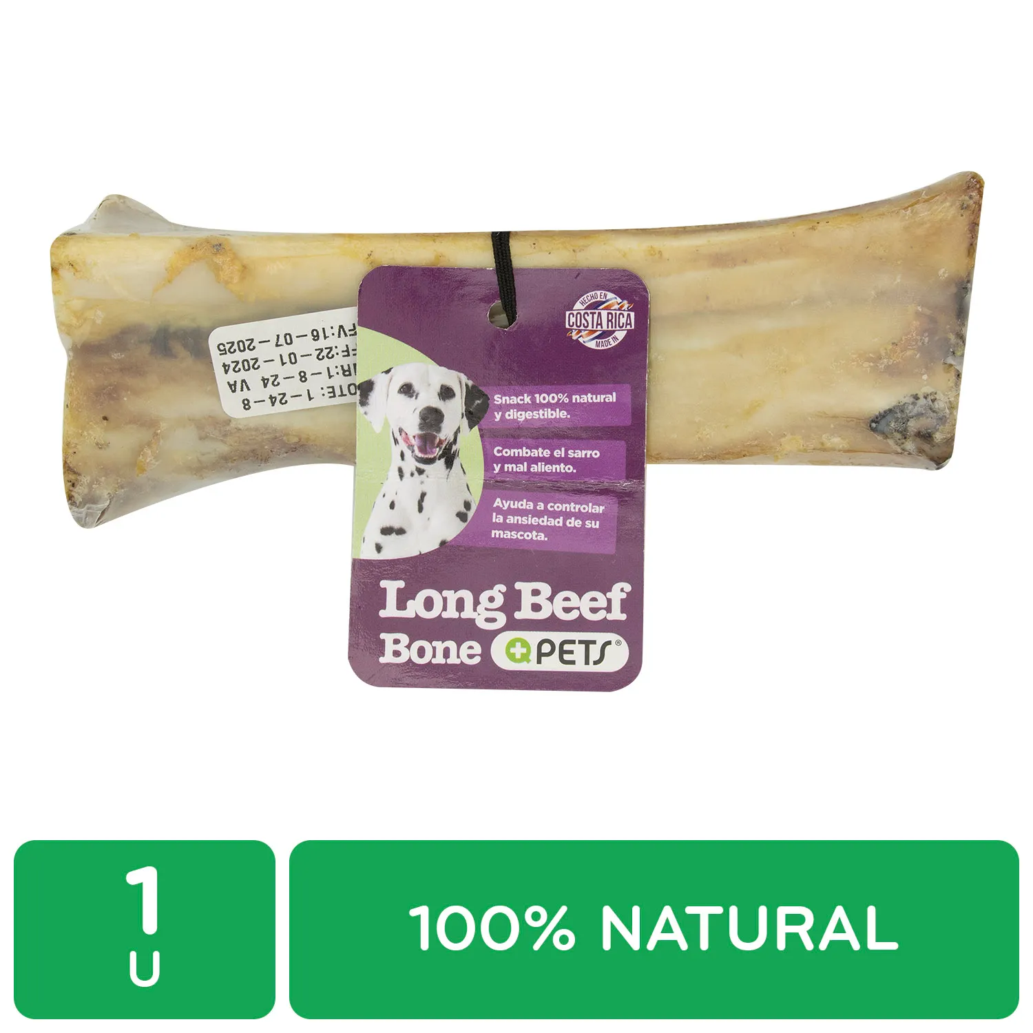 Hueso Res Grande Perro Natural Mas Q Pets