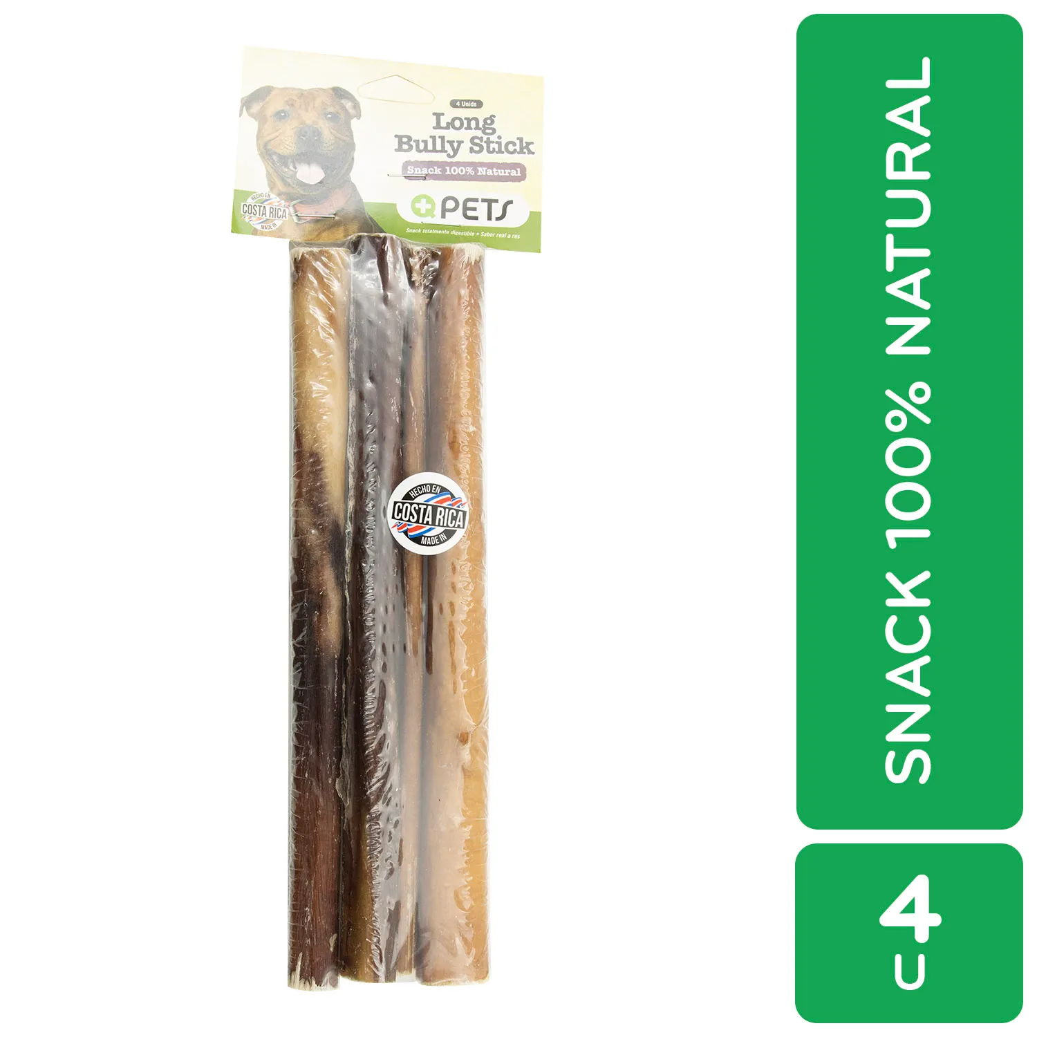 Premio Perro Palito Res Grande Natural Mas Q Pets