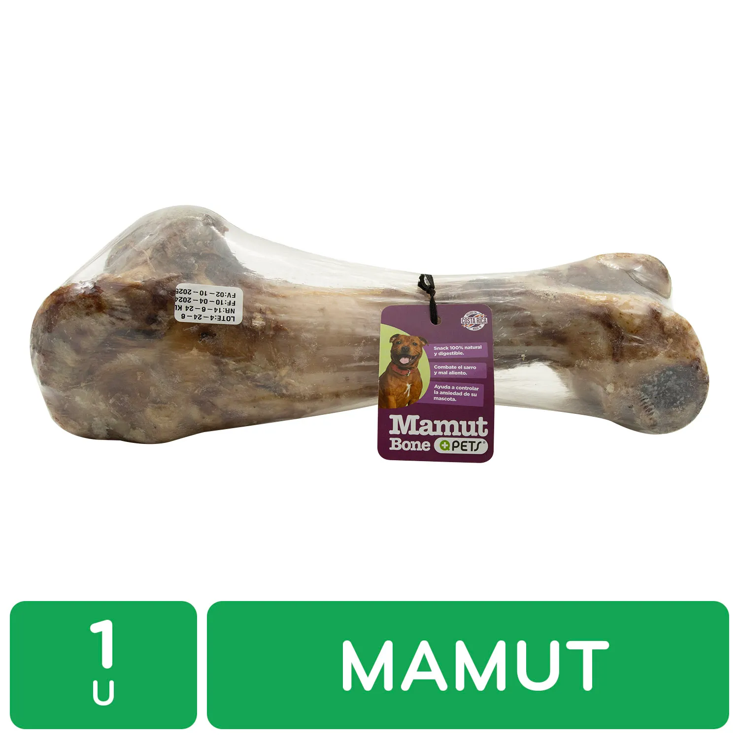 Hueso De Cerdo Mamut Natural Perro Mas Q Pets