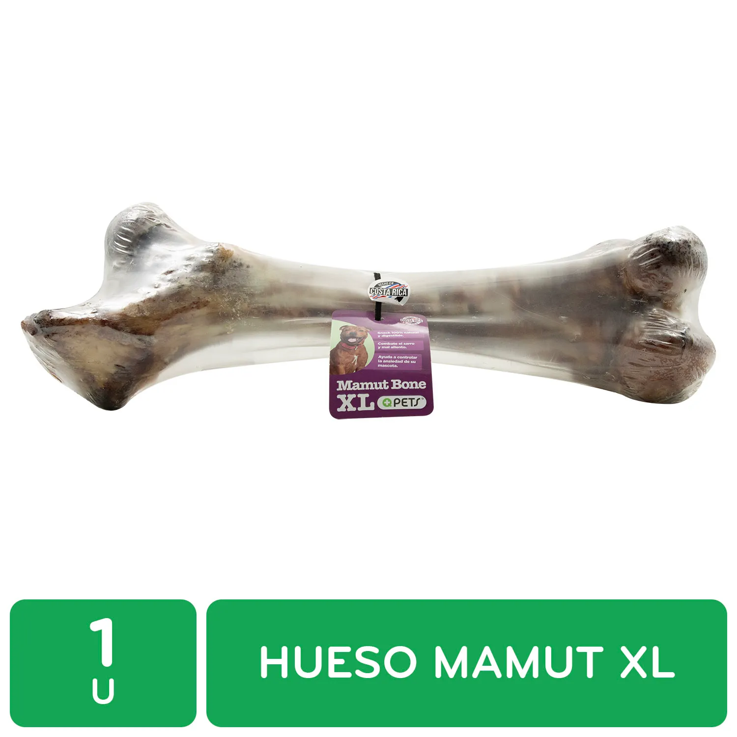 Hueso De Cerdo Mamut Xl Natural Perro Mas Q Pets