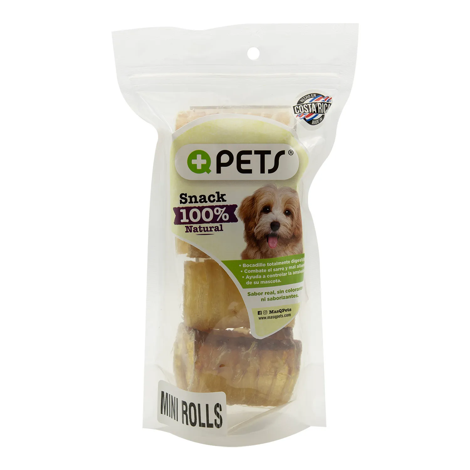 Premio Perro Rollo Tráquea Res Natural Mas Q Pets
