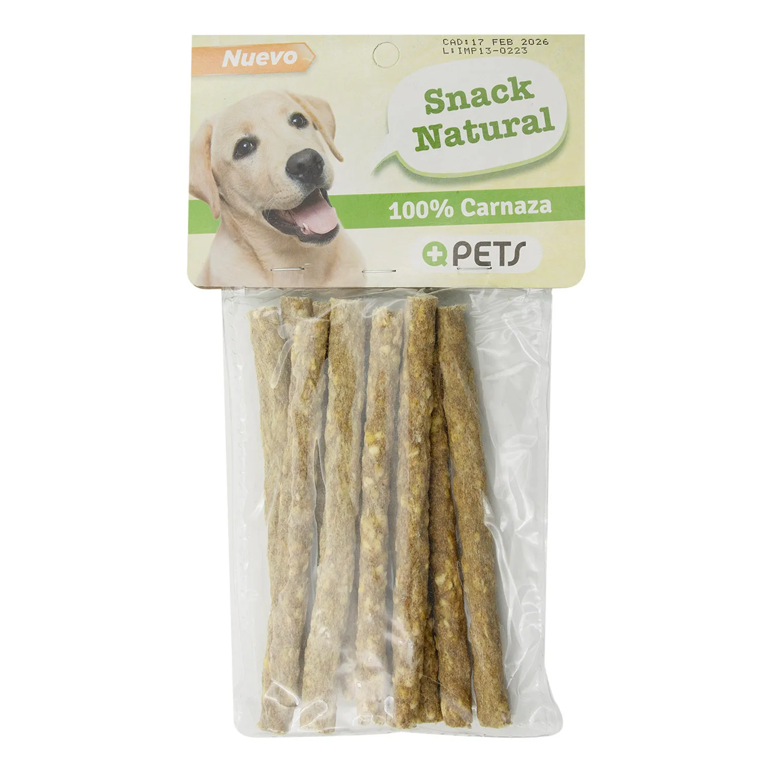 Carnaza Palito Extruido Natural Perro Mas Q Pets