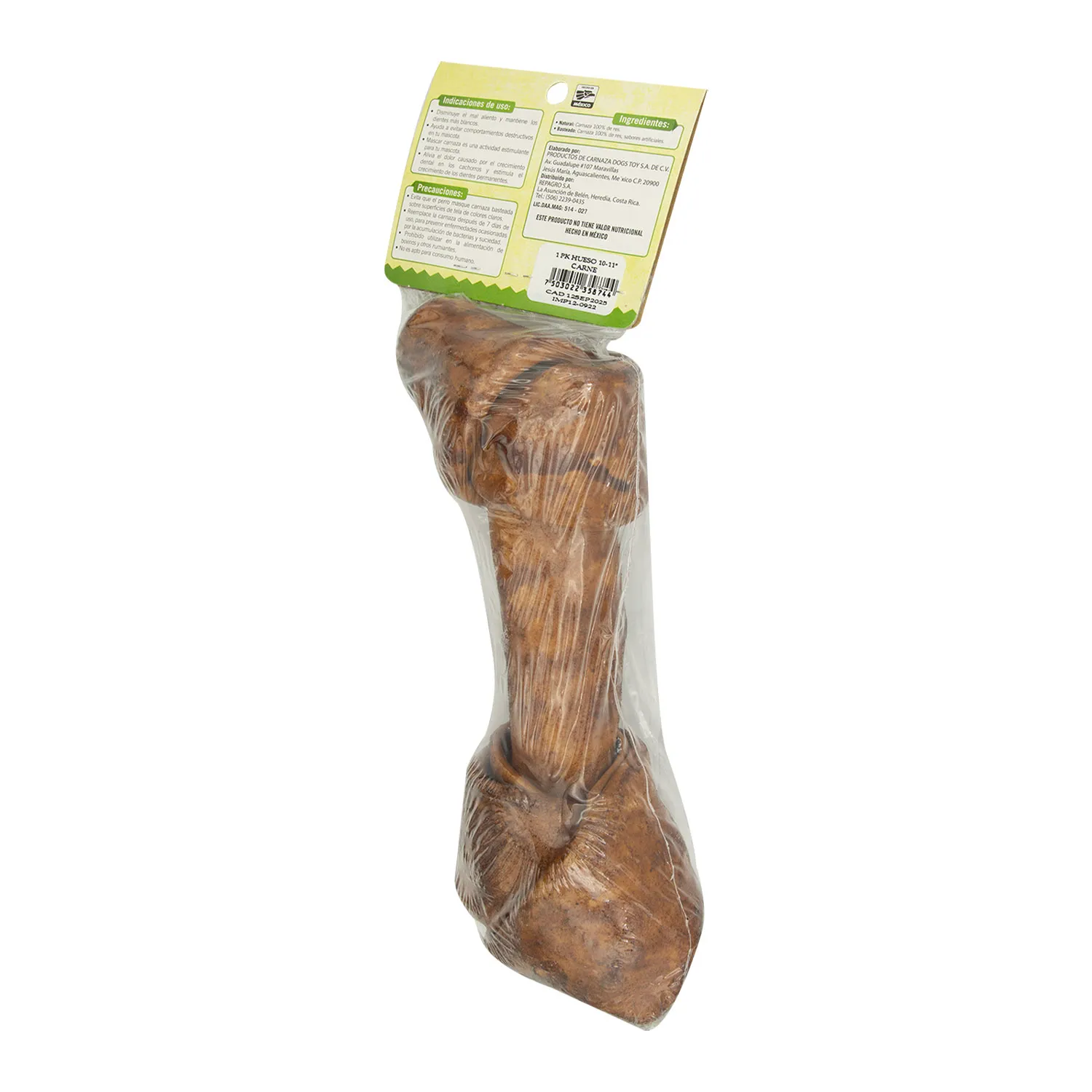 Carnaza Hueso Pollo 27 Cm X 5 Cm Mas Q Pets
