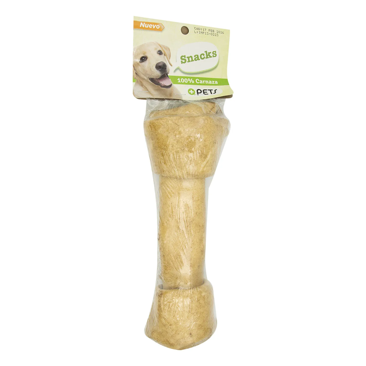 Carnaza Hueso Pollo 27 Cm X 5 Cm Mas Q Pets
