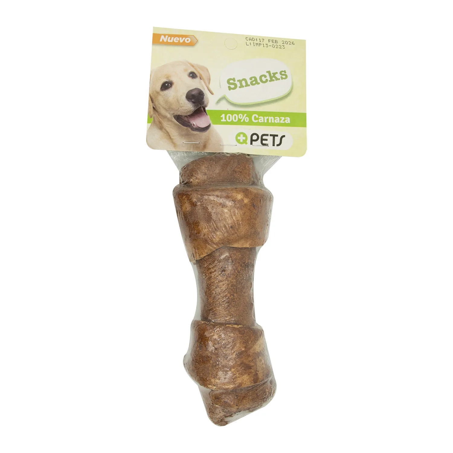 Carnaza Hueso Pollo 17 Cm X 4 Cm Mas Q Pets