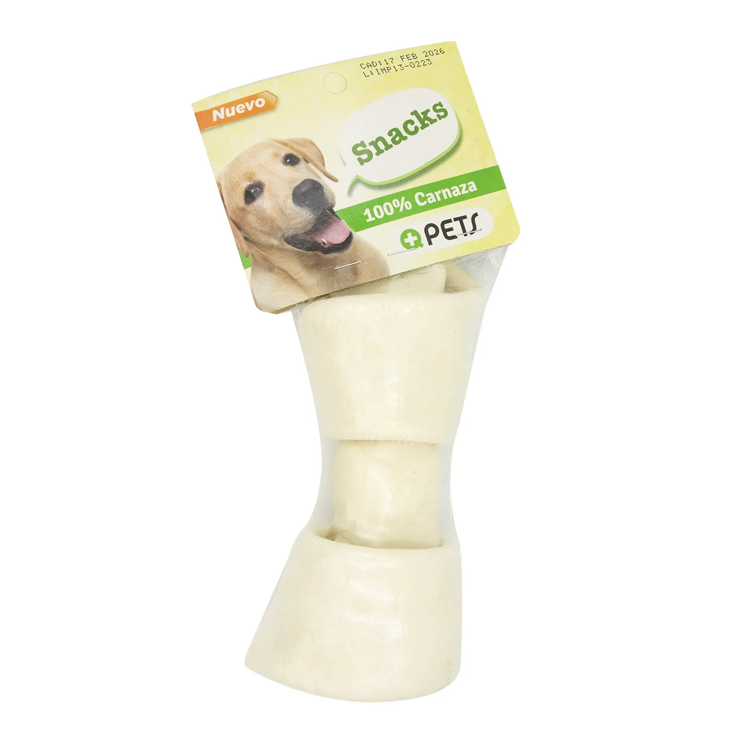 Carnaza Hueso Naural 17 Cm X 4 Cm Mas Q Pets