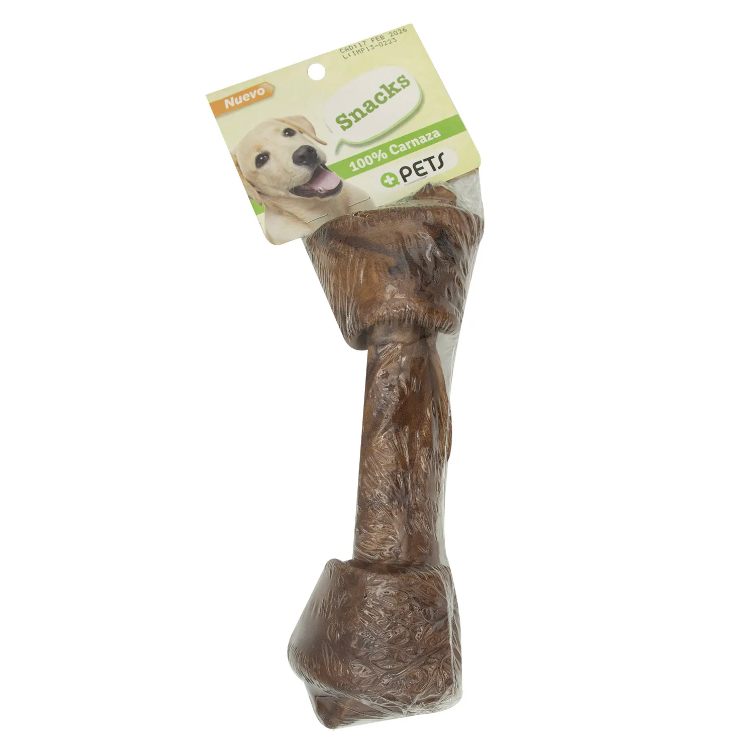 Carnaza Hueso Pollo 20 Cm X 5 Cm Mas Q Pets