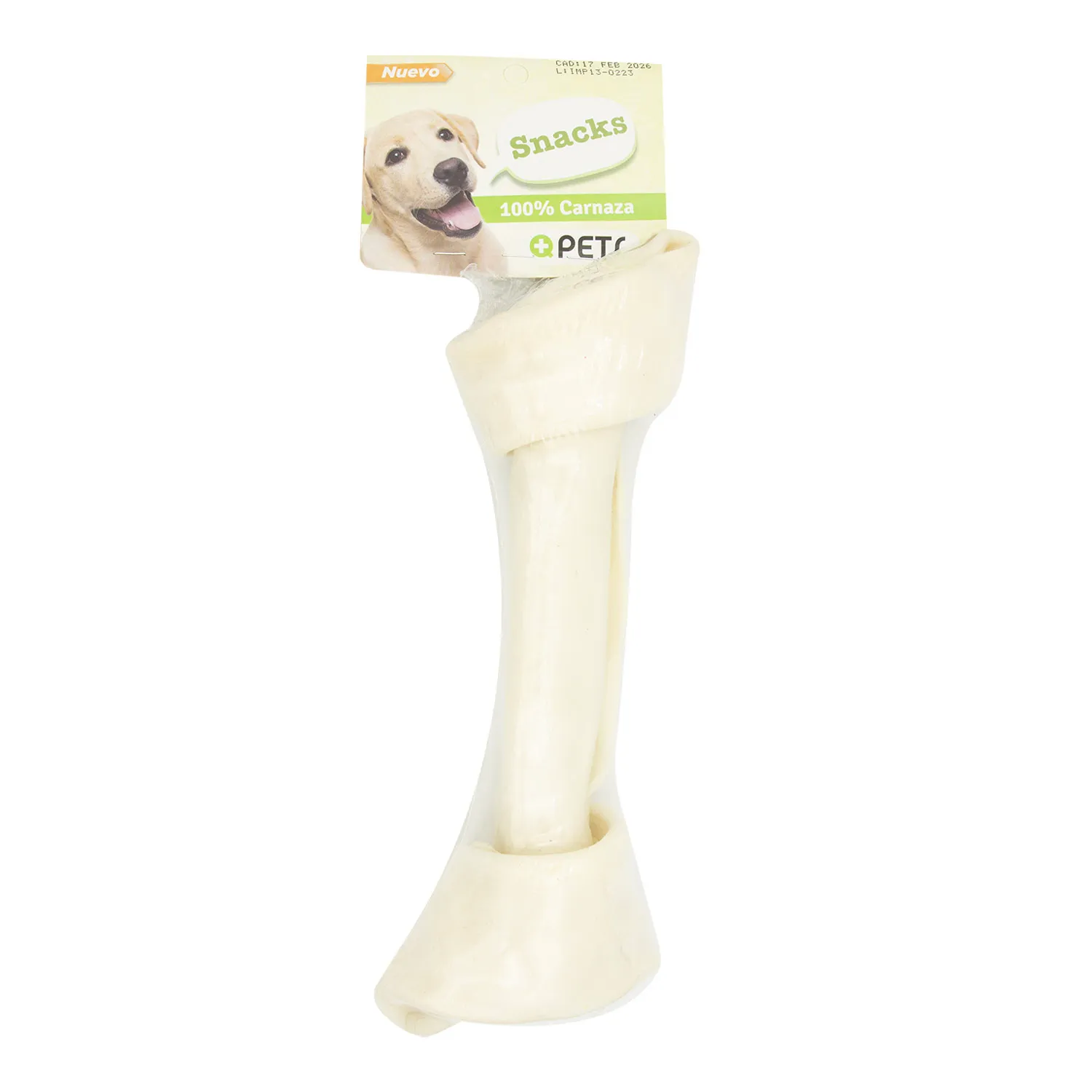 Carnaza Hueso Natural 22 Cm X 5 Cm Mas Q Pets