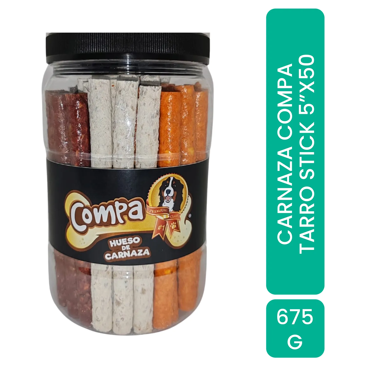 Carnaza Stick Surtido 5" X 50 Compa