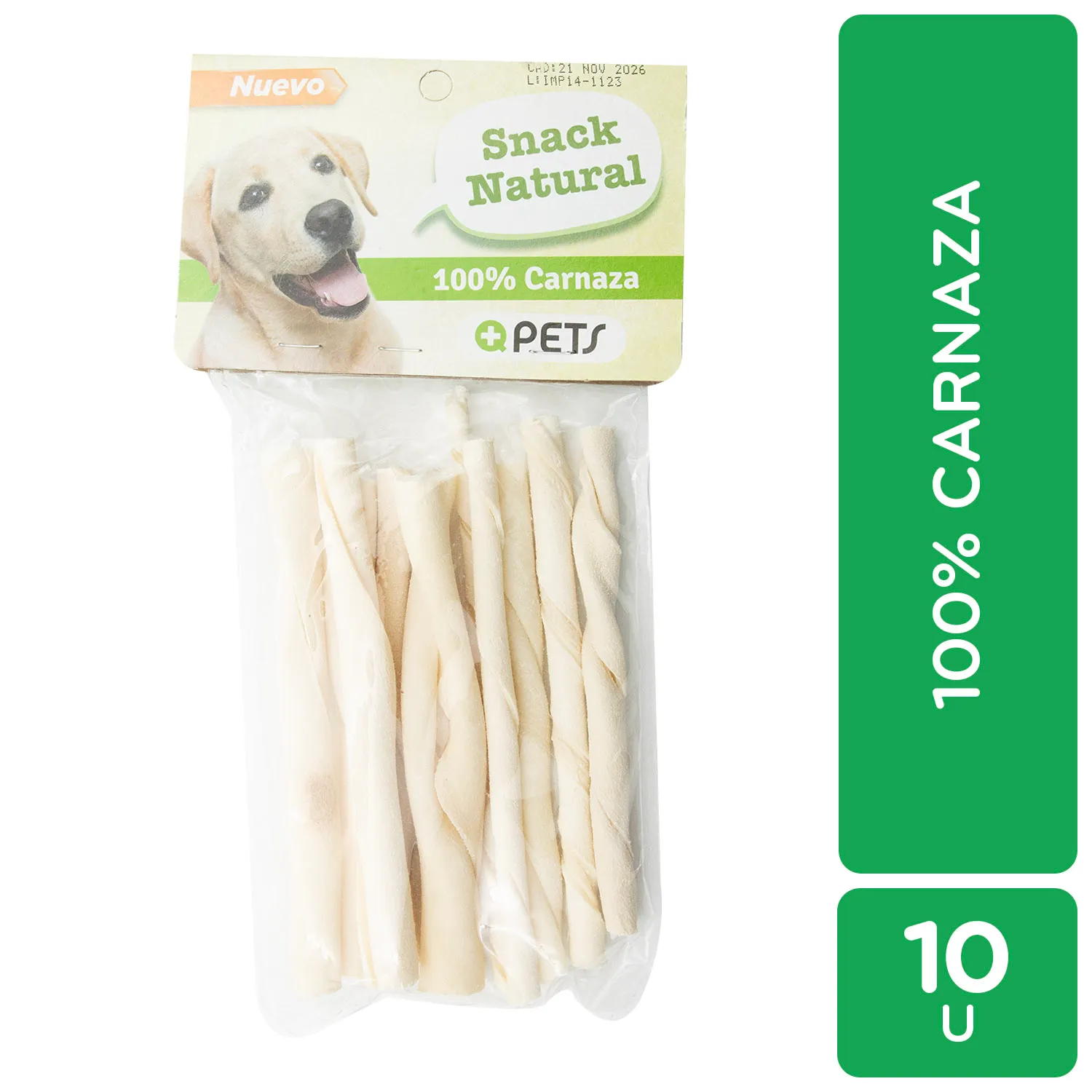 Carnaza Rollo Natural Perro Mas Q Pets