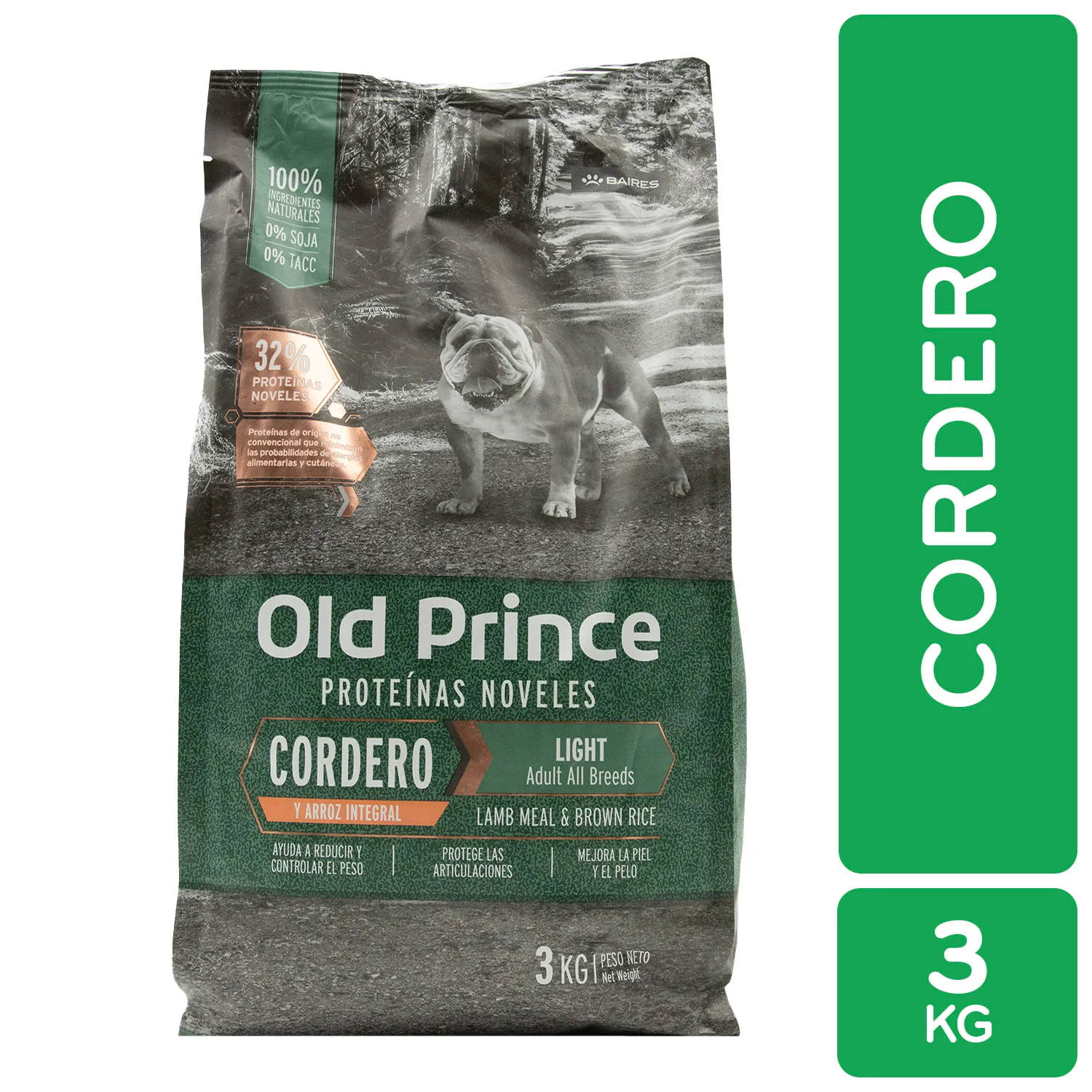 Alimento Perro Adulto Seco Cordero Bajo En Calorías Old Prince