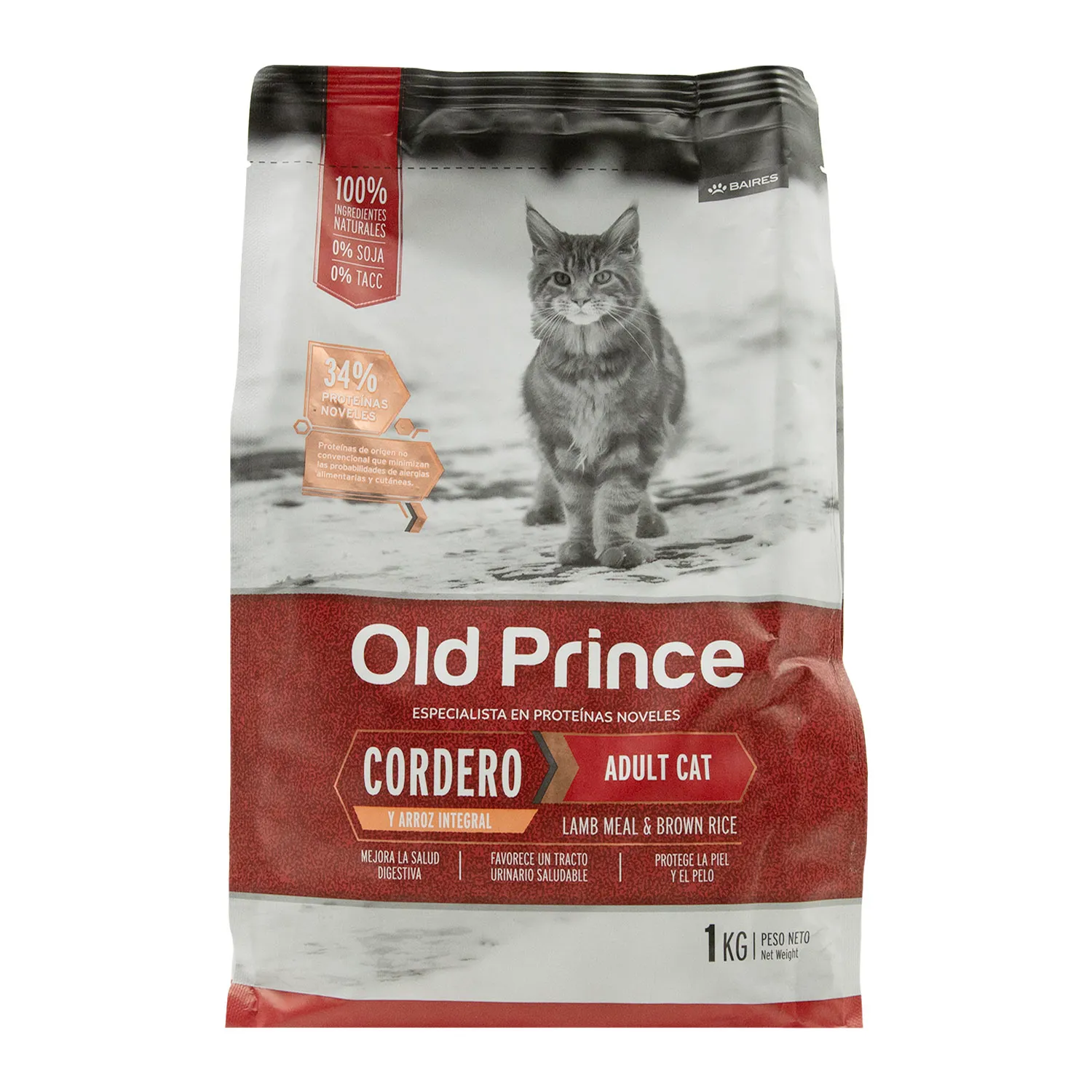 Alimento Gato Seco Adulto Cordero Salud Digestiva Old Prince