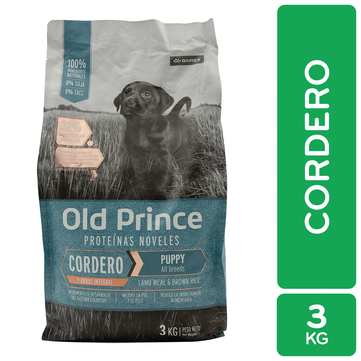 Alimento Perro Cachorro Seco Cordero Omega 3 Old Prince