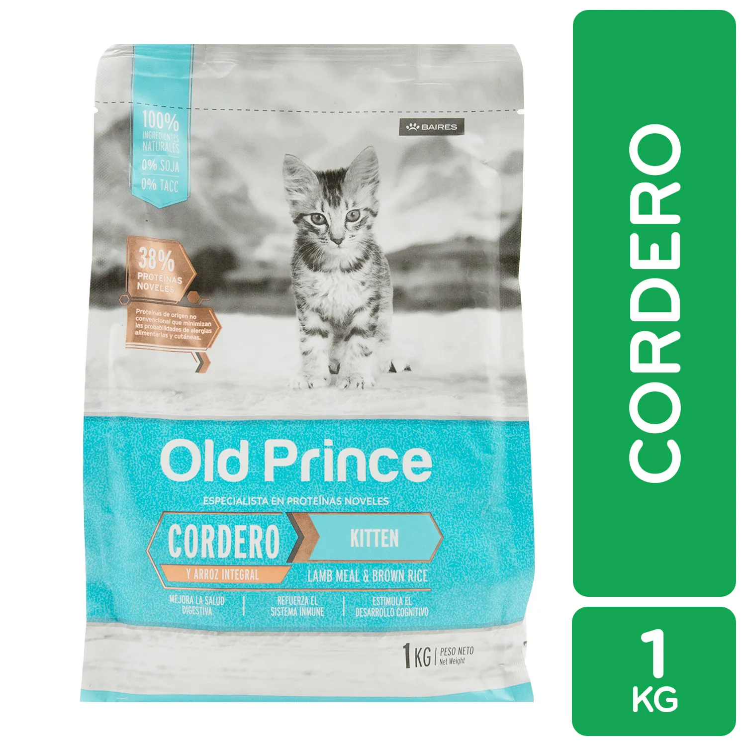 Alimento Gato Seco Cachorro Cordero Salud Digestiva Old Prince