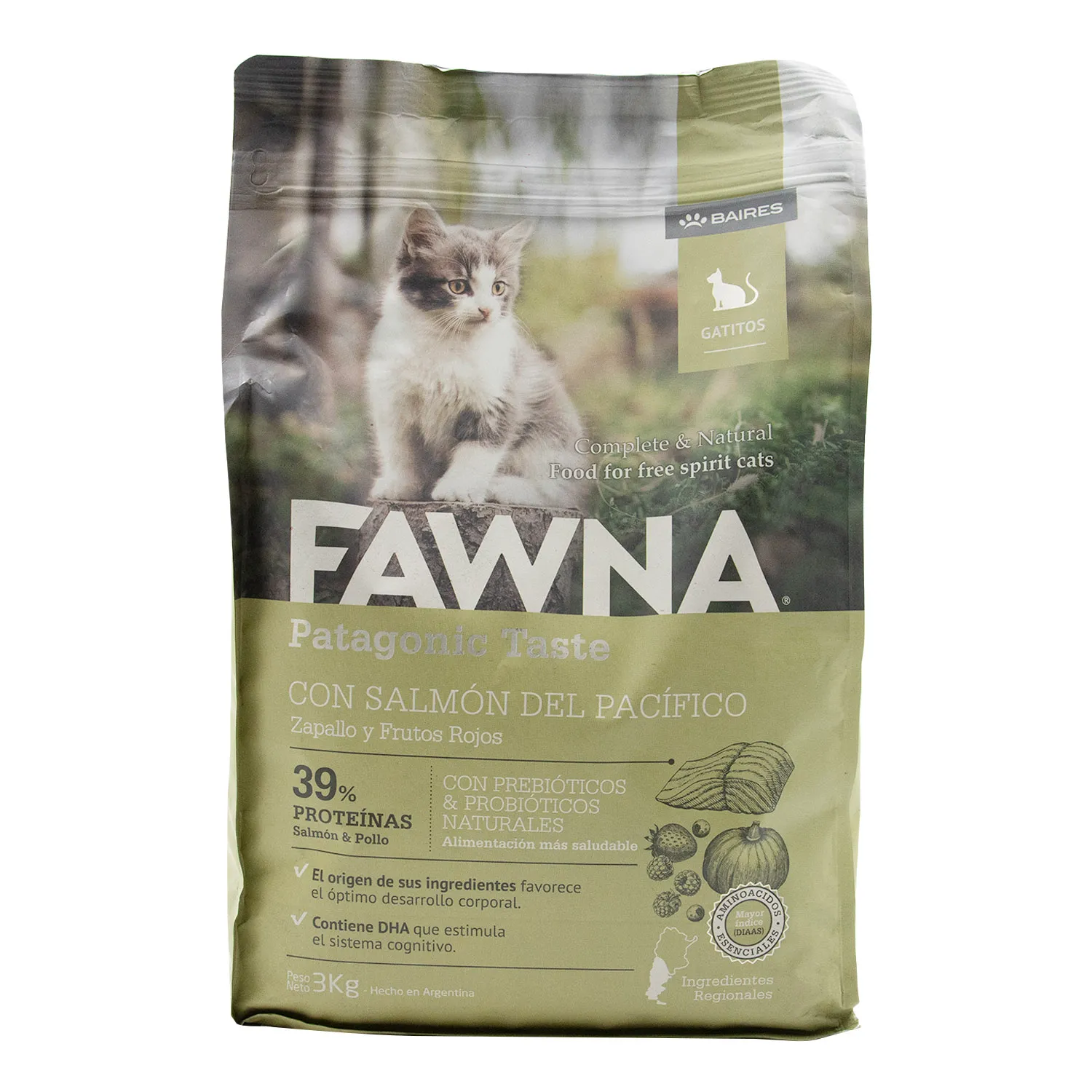 Alimento Perro Senior Seco Salmon Y Frutos Rojos Fawna