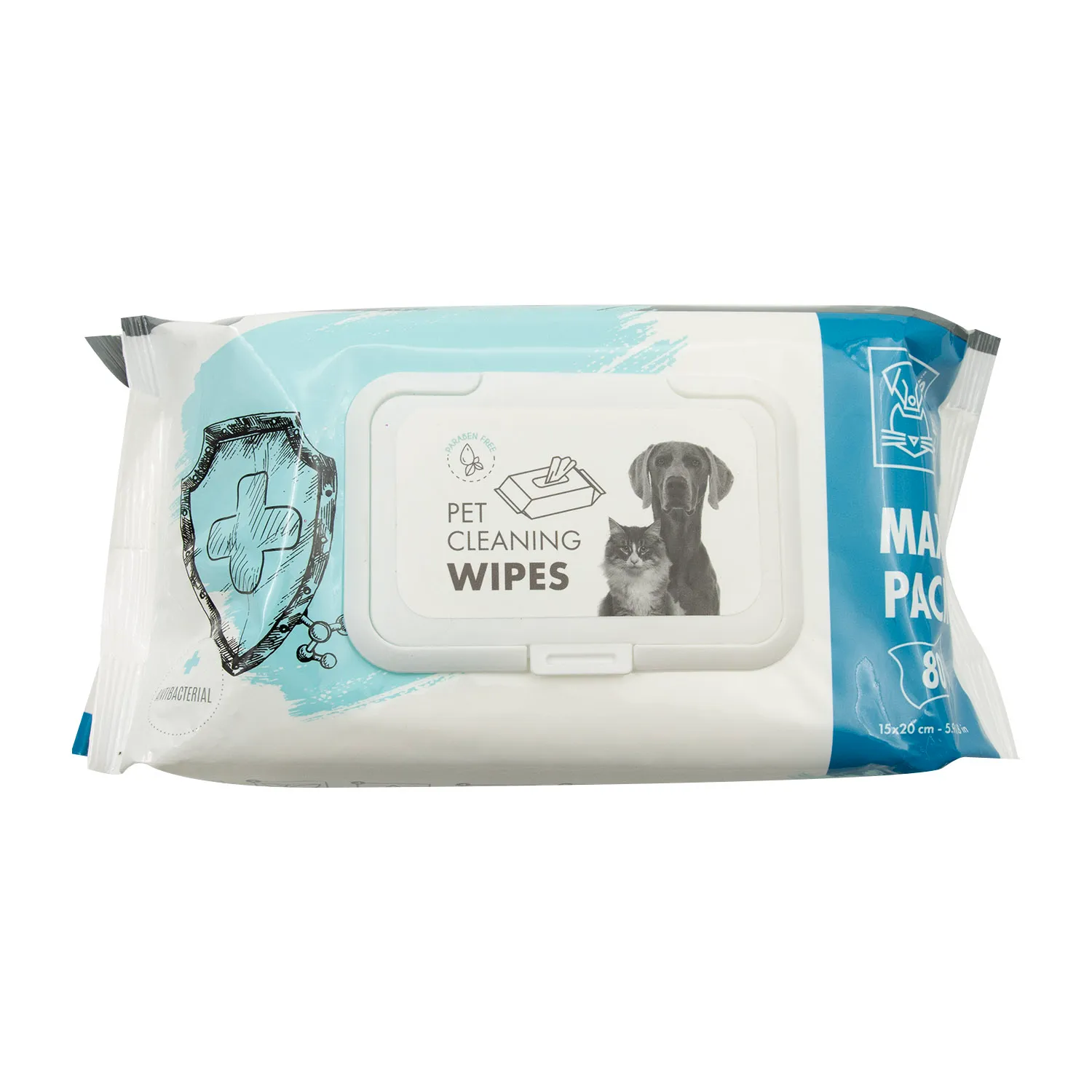 M Pets Toalla Antibacterial Higiene  Perro