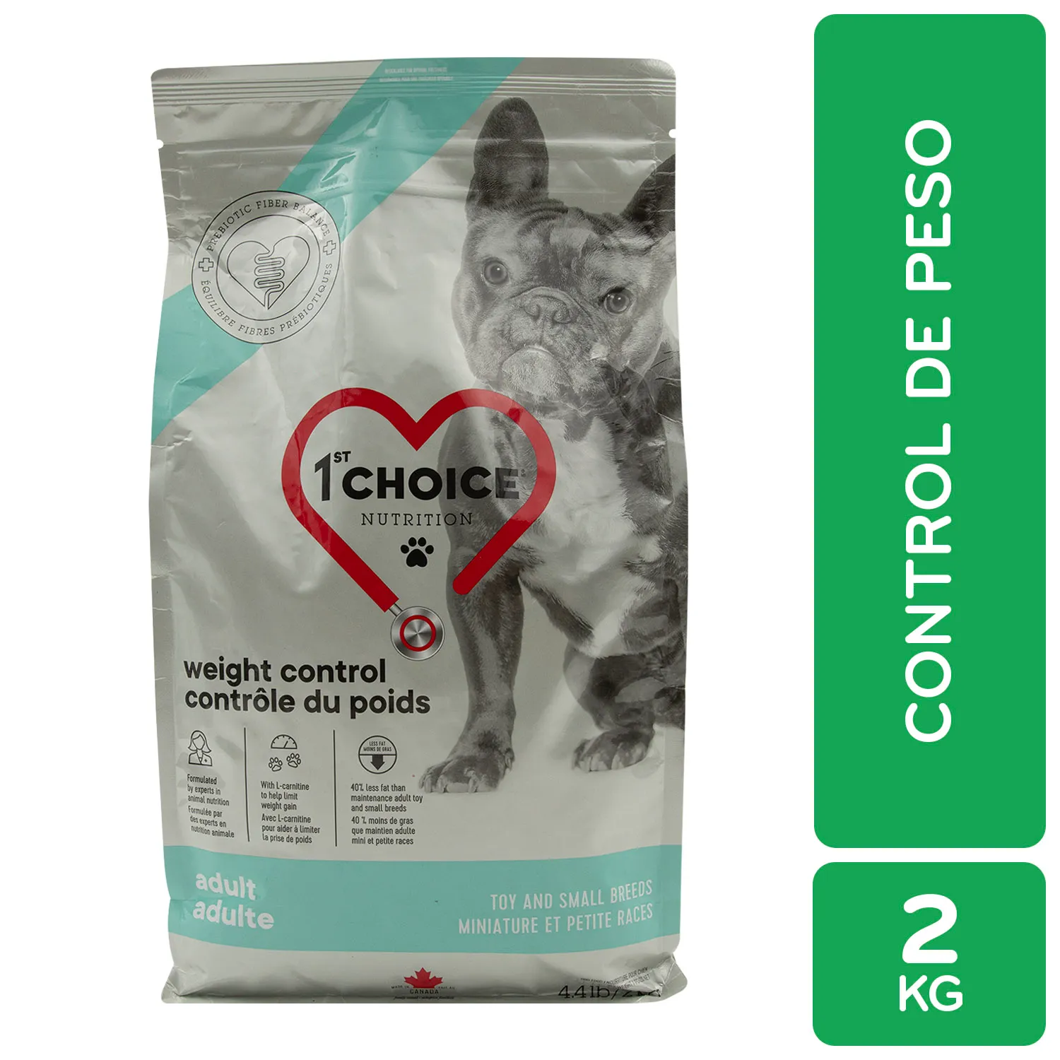 Alimento Perro Adulto Seco Raza Minis Y Pequeños Control Peso First Choice