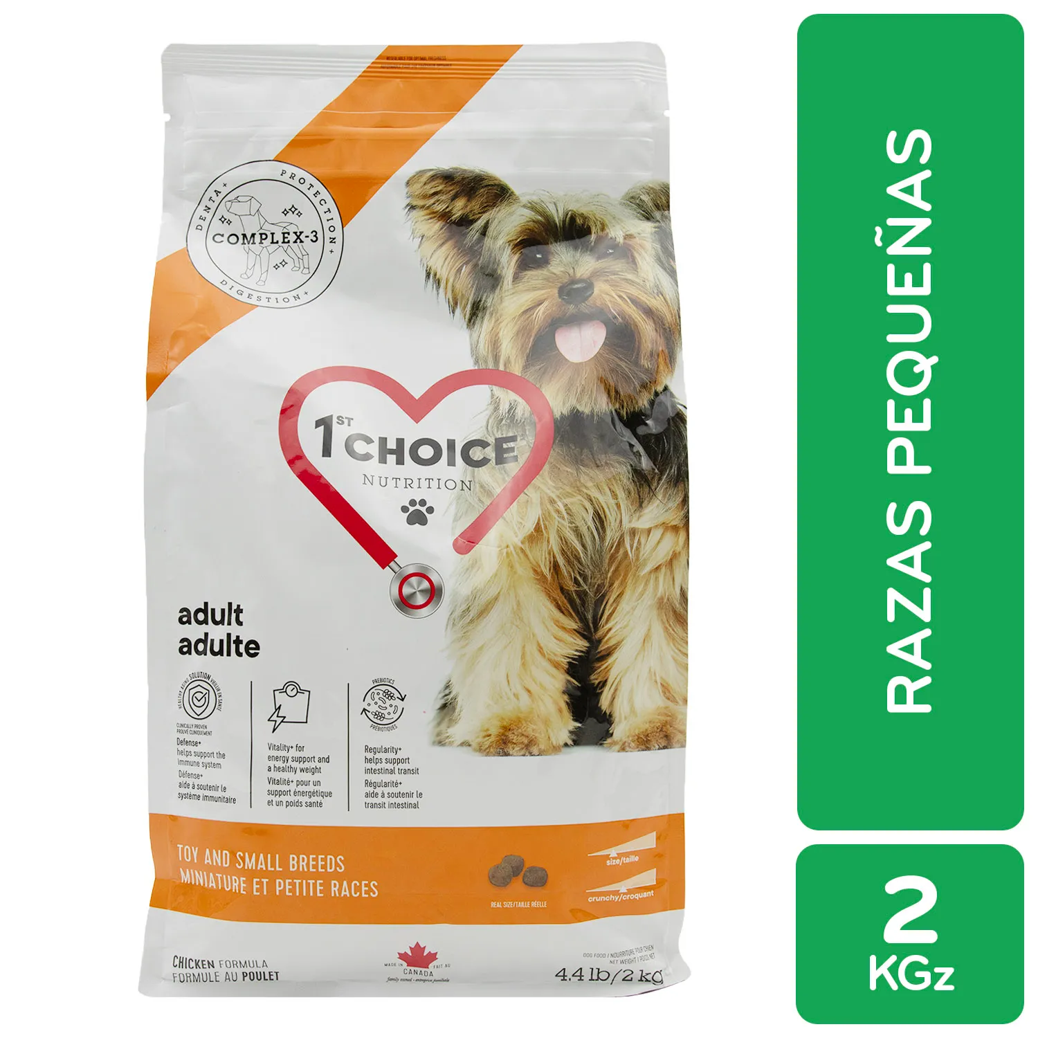 Alimento Perro Adulto Seco Pollo Raza Minis Y Pequeños Piel Y Pelaje First Choice