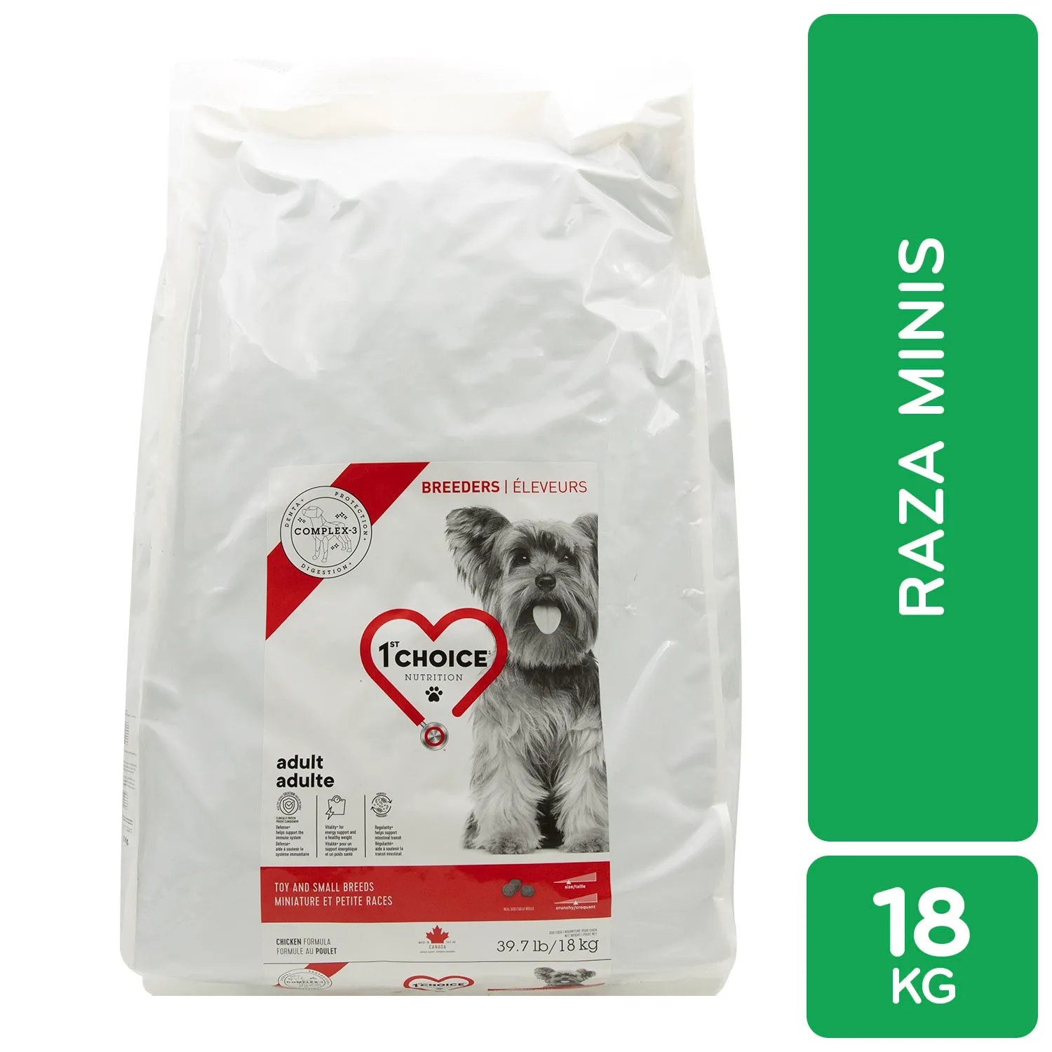 Alimento Perro Adulto Seco Pollo Raza Minis Y Pequeños Piel Y Pelaje First Choice