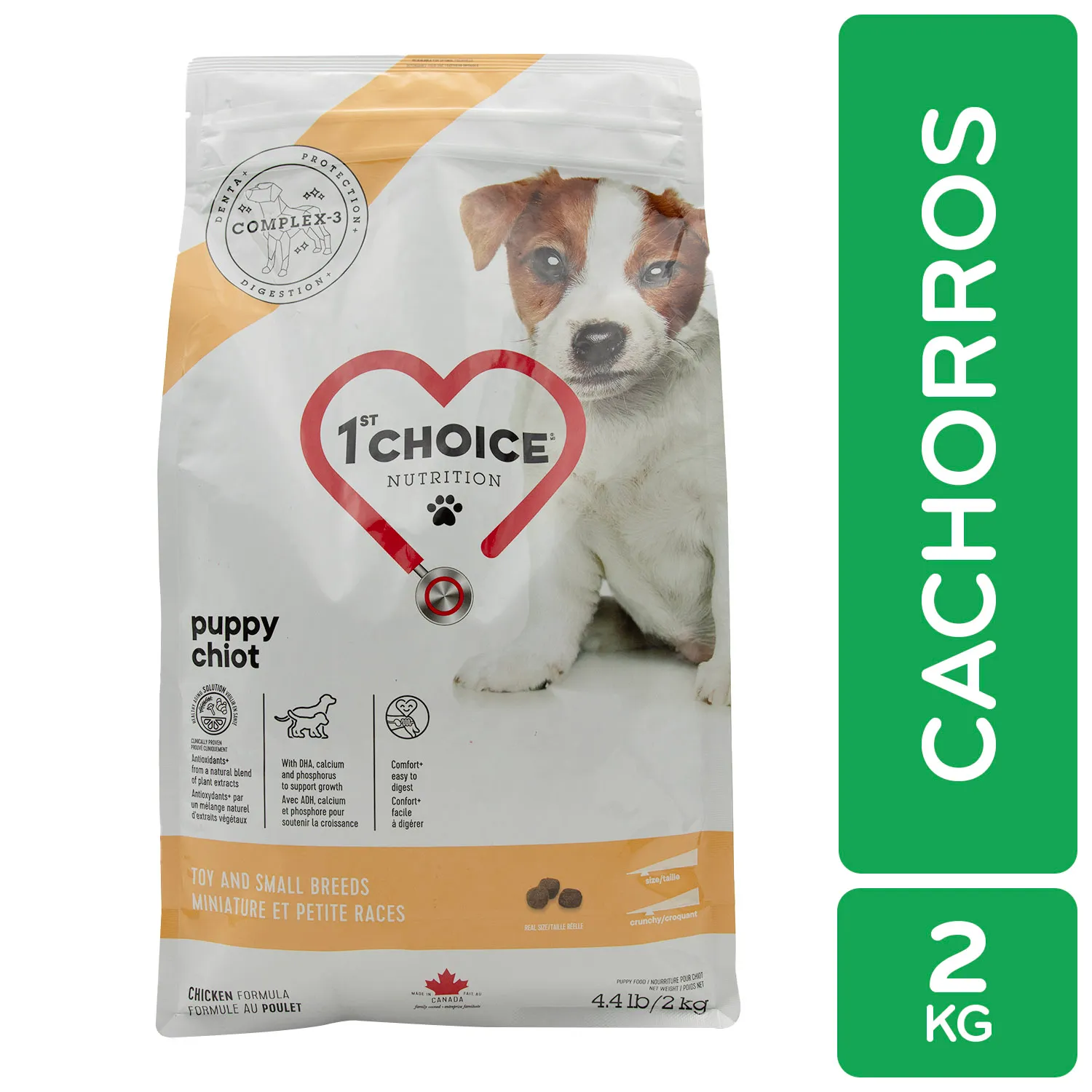 Alimento Perro Cachorro Seco Raza Minis Y Pequeños Digestión First Choice