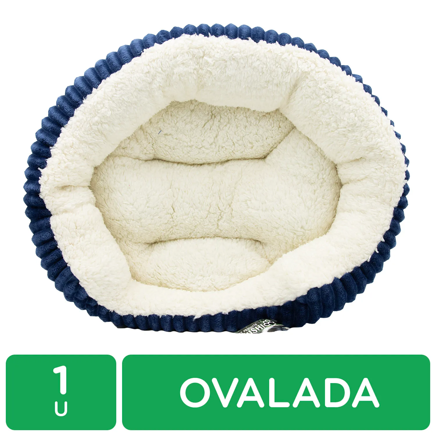 Cama Mascota Azul Rectangular Mushi
