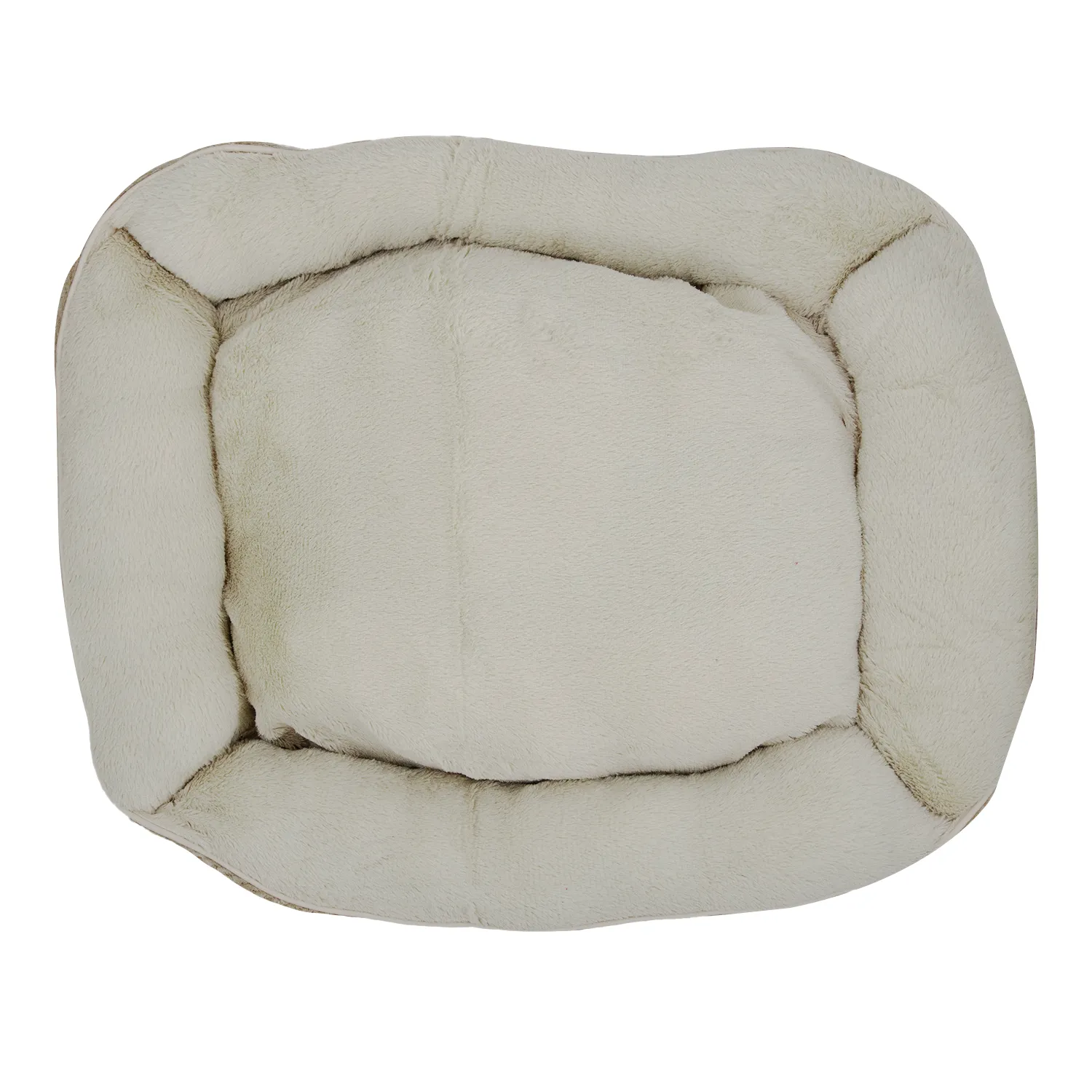 Cama Perro Beige Rectangular Mushi